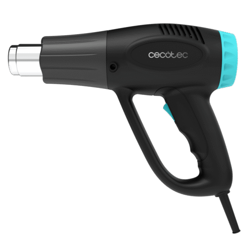 Imagen 2 Pistola de calor Cecotec Hell Gun 3500 con 2000W, temperatura regulable y calentamiento ultrarrápido. Incluye 4 boquillas para decapado, soldadura y secado.