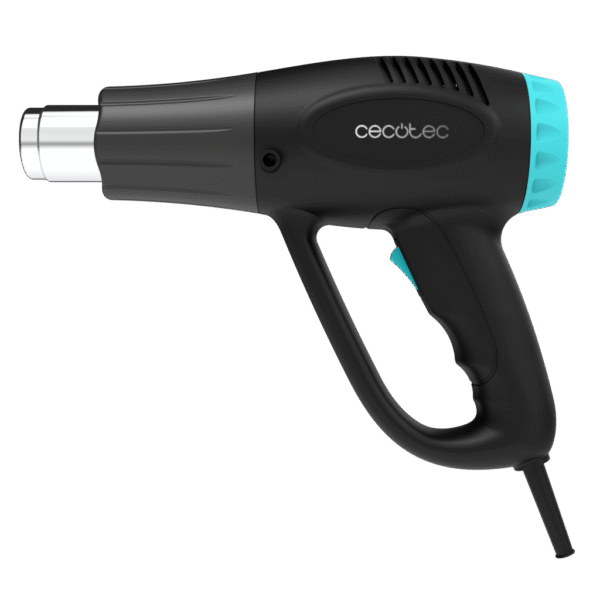 Imagen 2 Pistola de calor Cecotec Hell Gun 3500 con 2000W, temperatura regulable y calentamiento ultrarrápido. Incluye 4 boquillas para decapado, soldadura y secado.
