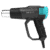 Imagen 2 Pistola de calor Cecotec de 2000W con control digital, rango de 50ºC a 600ºC, calentamiento rápido, 4 boquillas y maletín. Herramienta de alta precisión.