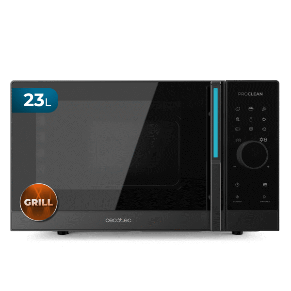 Microondas Cecotec ProClean 3010 color blanco con mandos giratorios y tirador frontal