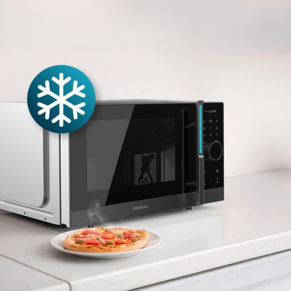 Imagen 8 Microondas digital Cecotec ProClean 5130 de 23L. Potencia de 800W y grill de 1000W. Diseño elegante, revestimiento Ready2Clean y tecnología 3DWave.