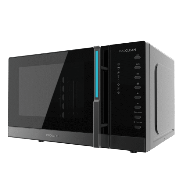 Imagen 3 Microondas táctil y digital CECOTEC ProClean 6120 con capacidad de 23 litros. Potencia de 800W y grill de 1000W para calentar y dorar tus alimentos.