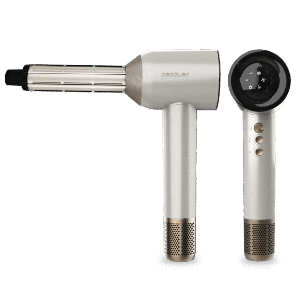 Imagen 4 Secador Cecotec DryGlam Waves Champagne con motor Brushless de 110000 RPM, 1600 W y tecnología Coanda. Resultados profesionales con plasma y control de calor.