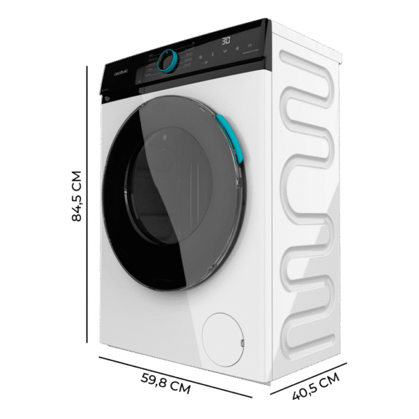 Imagen 3 Lavadora Cecotec Bolero DressCode 6160 Inverter de 6 kg y 1200 rpm. Motor Inverter Plus, clase A, 11 programas, Steam Max y panel LED para un lavado ideal.