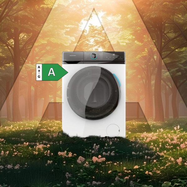 Imagen 7 Lavadora Cecotec Bolero DressCode 6160 Inverter de 6 kg y 1200 rpm. Motor Inverter Plus, clase A, 11 programas, Steam Max y panel LED para un lavado ideal.