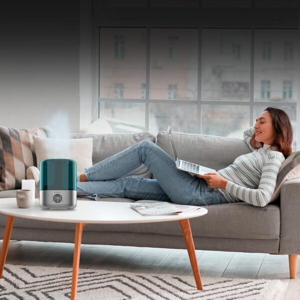 A01_EU01_103808-Imagen-4 Imagen 4 Humidificador ultrasónico BreezeCare 2900 Smart con 4,5L de capacidad y 300 ml/h de vapor. Control Wi-Fi y función plasma para un ambiente puro y saludable.