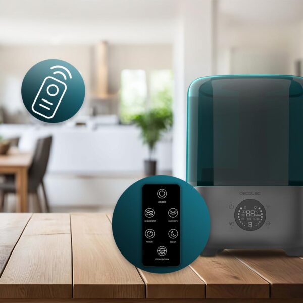 A01_EU01_103808-Imagen-6 Imagen 6 Humidificador ultrasónico BreezeCare 2900 Smart con 4,5L de capacidad y 300 ml/h de vapor. Control Wi-Fi y función plasma para un ambiente puro y saludable.