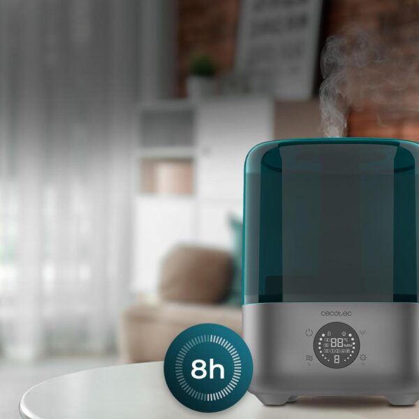 A01_EU01_103808-Imagen-8 Imagen 8 Humidificador ultrasónico BreezeCare 2900 Smart con 4,5L de capacidad y 300 ml/h de vapor. Control Wi-Fi y función plasma para un ambiente puro y saludable.