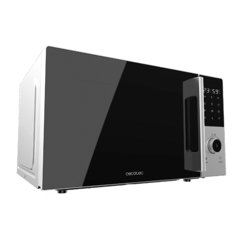 Imagen 2 Microondas digital Cecotec Proclean 2500 de alta eficiencia. Cuenta con botones táctiles, selector giratorio, revestimiento de fácil limpieza y gran precisión.