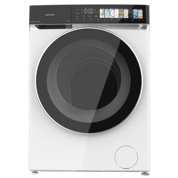 Imagen 2 Lavadora CECOTEC Bolero DressCode 8970 Direct Drive de 8 kg. Motor silencioso, clase A, 1400 rpm, 11 programas, función vapor SteamMax y pantalla FullColor.