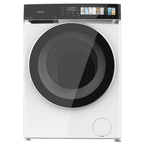Imagen 2 Lavadora CECOTEC de 9 kg y clase A. Motor Direct Drive de 1400 rpm, pantalla FullColor, puerta XXL y tecnología a vapor SteamMax para prendas impecables.