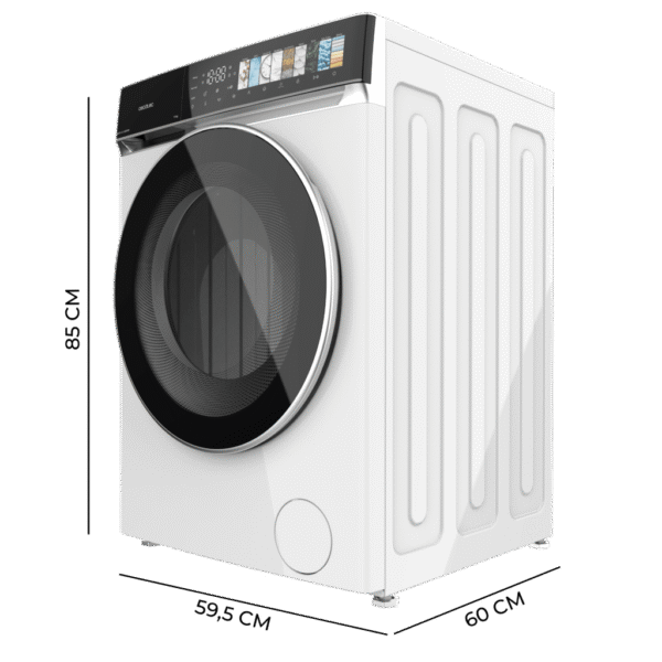 Imagen 3 Lavadora Cecotec Bolero DressCode 10970 Direct Drive de 10 kg, color blanco. Clase A, 1400 rpm, motor Direct Drive, función vapor SteamMax y 11 programas.