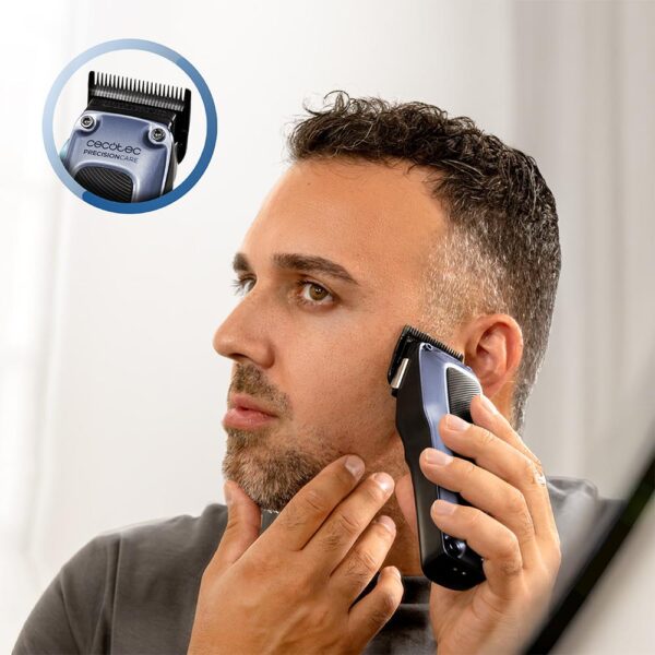 A01_EU01_104488-Imagen-6 Imagen 6 Recortadora profesional Cecotec PrecisionCare Expert Diamond Pro con motor brushless de 7200 rpm y cuchilla DLC de diamante negro para un acabado impecable.