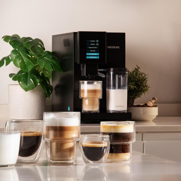 Imagen 4 Cafetera superautomática compacta Cremmaet Compactccino con 19 bares y Thermoblock. Molinillo integrado y sistema de leche para el café perfecto en casa.