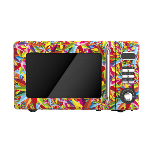 Microondas Cecotec ProClean 3010 color blanco con mandos giratorios y tirador frontal