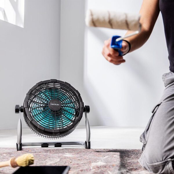 Imagen 4 Ventilador industrial portátil ProIndustry de 12,5” con batería de 12000 mAh, 9 velocidades y diseño robusto para máxima ventilación en cualquier entorno.