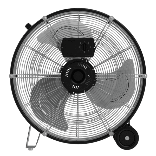 Imagen 3 Ventilador industrial Cecotec ProIndustry 2000 de 120 W y 20 pulgadas. 3 velocidades, aspas de aluminio y motor de cobre para máxima potencia y durabilidad.