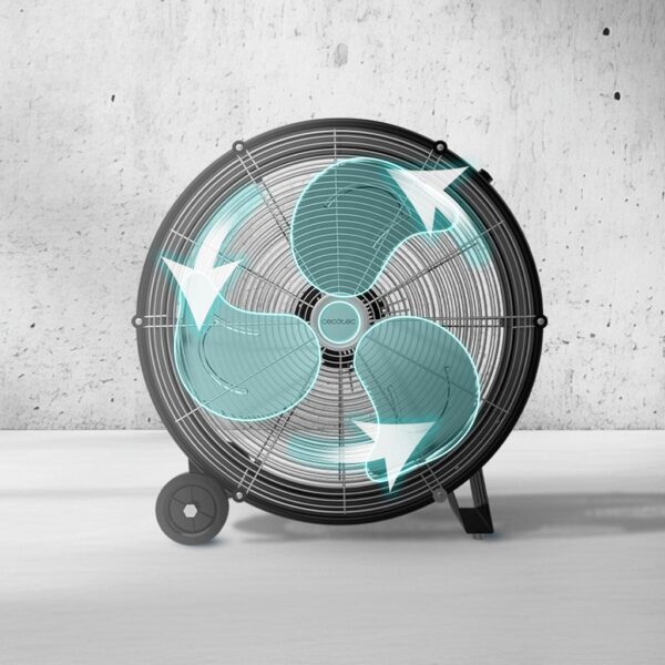 Imagen 7 Ventilador industrial Cecotec ProIndustry 2000 de 120 W y 20 pulgadas. 3 velocidades, aspas de aluminio y motor de cobre para máxima potencia y durabilidad.