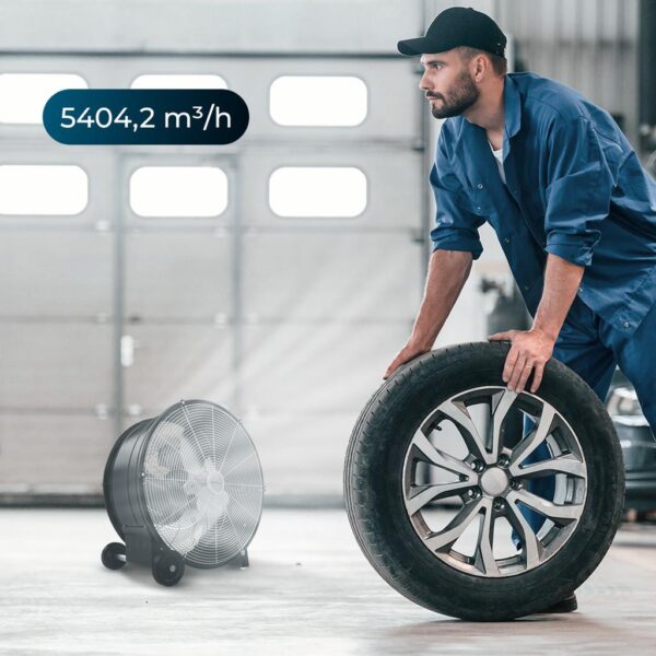 Imagen 8 Ventilador industrial Cecotec ProIndustry 2000 de 120 W y 20 pulgadas. 3 velocidades, aspas de aluminio y motor de cobre para máxima potencia y durabilidad.