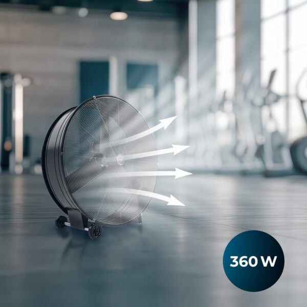 Imagen 5 Ventilador industrial Cecotec ProIndustry 2400 con 180 W, 24 pulgadas de diámetro y 3 velocidades para una ventilación potente en grandes superficies y naves.