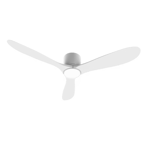 Imagen 2 Ventilador de techo 52” con motor DC de 40 W, luz LED, mando a distancia y función inversa. Silencioso y eficiente para una ventilación óptima.