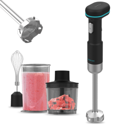 Vista frontal del microondas digital Cecotec Proclean 2500 con panel de control táctil y mando giratorio