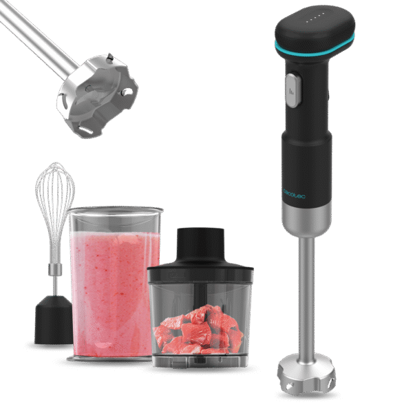 Vista frontal del microondas digital Cecotec Proclean 2500 con panel de control táctil y mando giratorio