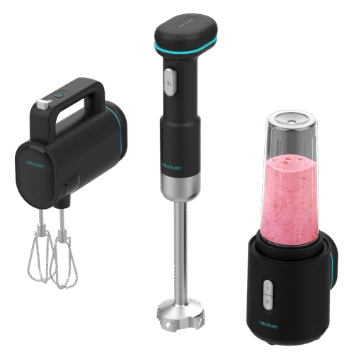 Vista frontal del microondas digital Cecotec Proclean 2500 con panel de control táctil y mando giratorio