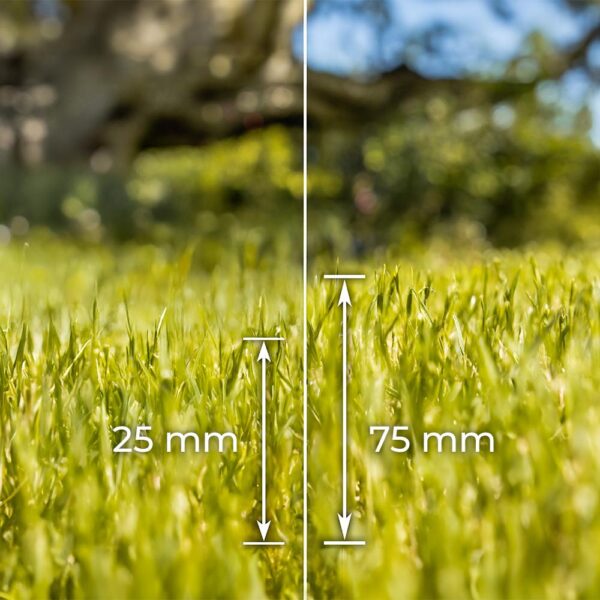 Imagen 6 Cortacésped eléctrico Cecotec de 2000W con ancho de corte de 46cm y propulsión automática. Incluye sistema Z-Tech, 4en1 con mulching y ruedas XL.
