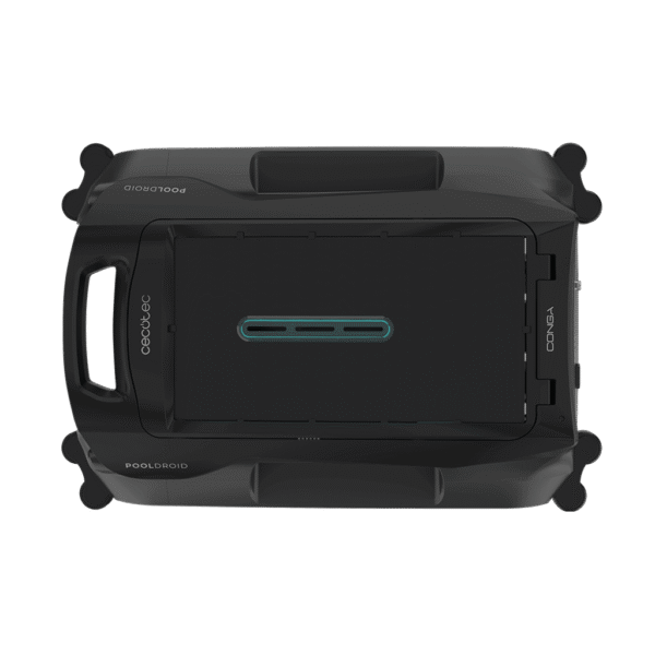 Imagen 3 Descubre el robot limpiapiscinas de superficie Conga Pooldroid AquaSkater de Cecotec. Mantén el agua libre de hojas e insectos de forma automática.