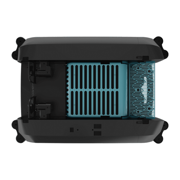 Imagen 4 Descubre el robot limpiapiscinas de superficie Conga Pooldroid AquaSkater de Cecotec. Mantén el agua libre de hojas e insectos de forma automática.