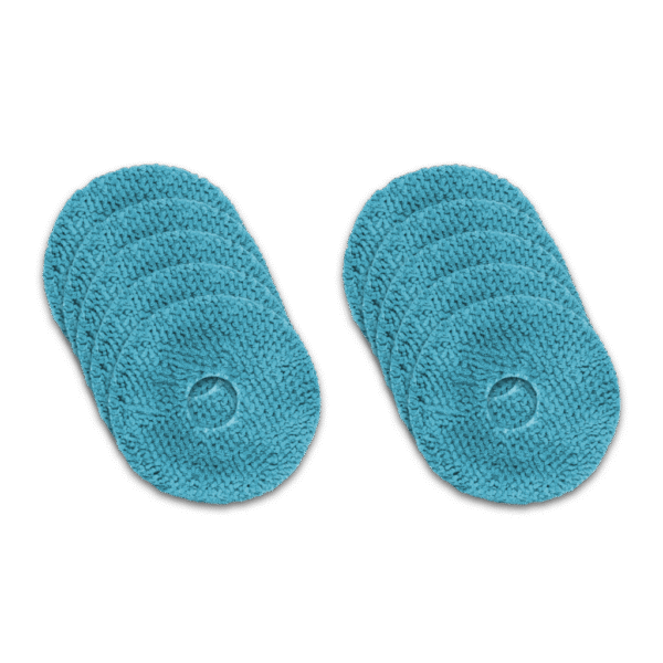 A01_EU01_108890-Imagen-3 Imagen 3 Pack de 10 mopas de microfibra de alta calidad para el robot limpiacristales Conga Windroid 1090 Double Spray. Repuestos originales para un acabado impecable.