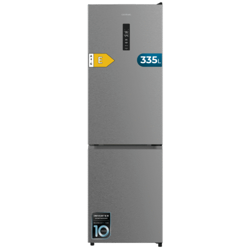 Frigorífico combi retro rojo Cecotec Bolero CoolMarket Combi Origin 294 Red E con sistema Total No Frost