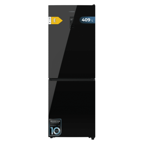 Frigorífico combi retro rojo Cecotec Bolero CoolMarket Combi Origin 294 Red E con sistema Total No Frost