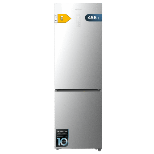 Frigorífico combi retro rojo Cecotec Bolero CoolMarket Combi Origin 294 Red E con sistema Total No Frost