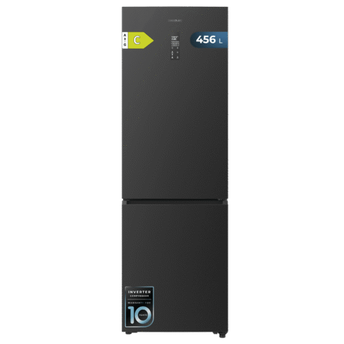 Frigorífico combi retro rojo Cecotec Bolero CoolMarket Combi Origin 294 Red E con sistema Total No Frost