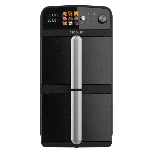 A01_EU01_109329 Vista frontal del microondas digital Cecotec Proclean 2500 con panel de control táctil y mando giratorio