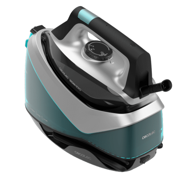 Imagen 2 Centro de planchado IronHero H-2800 Station de 2800 W. Vapor continuo de 135 g/min, suela Turbo Slide y sistema antical Cyclo Clean para resultados impecables.