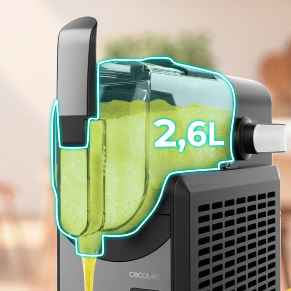 Imagen 5 Máquina de granizados Twist&Ice 2600 de Cecotec con 2,6 L de capacidad. Tecnología de refrigeración rápida y panel de control táctil para bebidas perfectas.