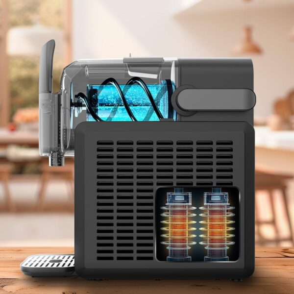 Imagen 6 Máquina de granizados Twist&Ice 2600 de Cecotec con 2,6 L de capacidad. Tecnología de refrigeración rápida y panel de control táctil para bebidas perfectas.