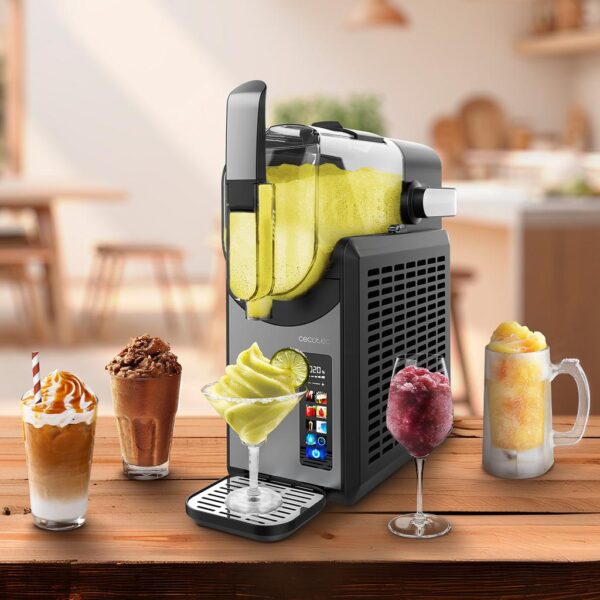 Imagen 7 Máquina de granizados Twist&Ice 2600 de Cecotec con 2,6 L de capacidad. Tecnología de refrigeración rápida y panel de control táctil para bebidas perfectas.