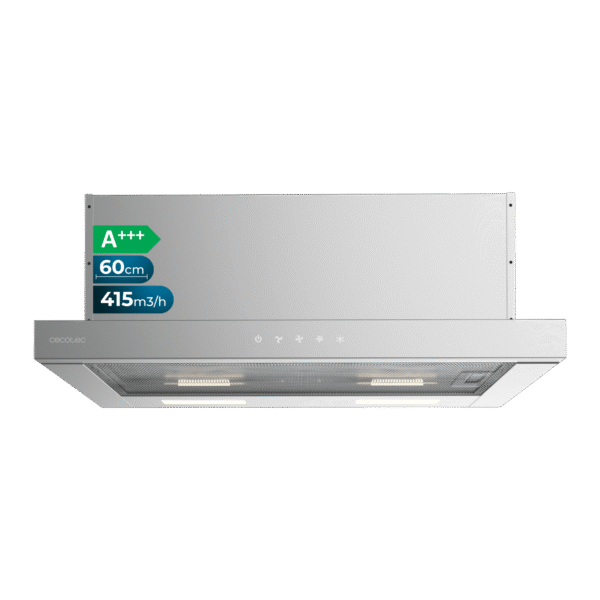 Campana extractora convencional Cecotec Bolero Flux CM 602200 White B de 60 cm en color blanco