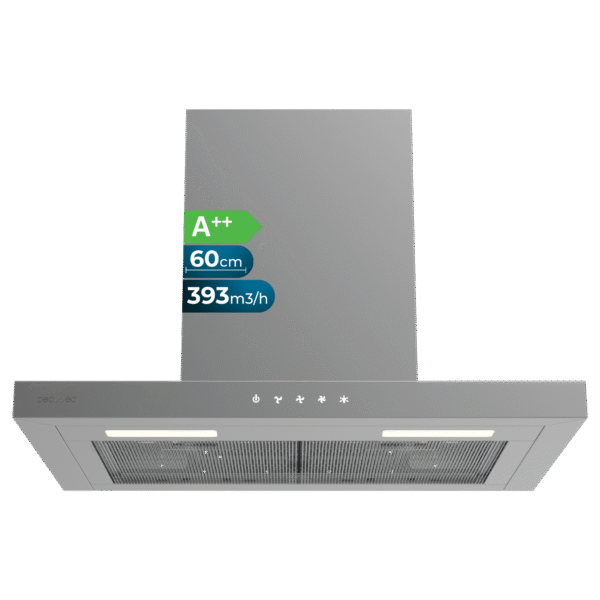 Campana extractora convencional Cecotec Bolero Flux CM 602200 White B de 60 cm en color blanco