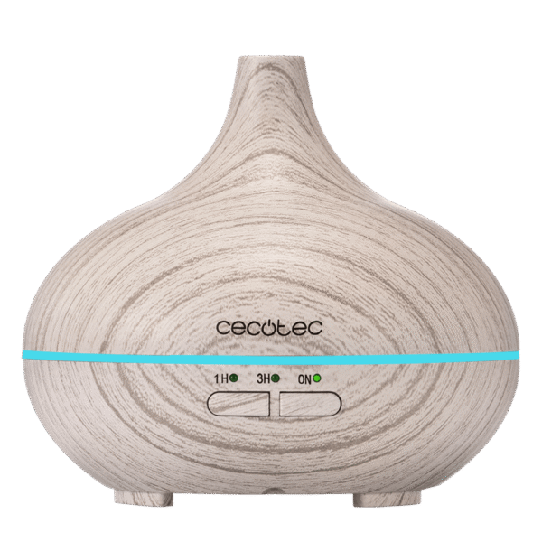 A01_EU01_110323 Purificador de aire Cecotec TotalPure 1400 Style blanco con panel de control táctil superior y diseño cilíndrico