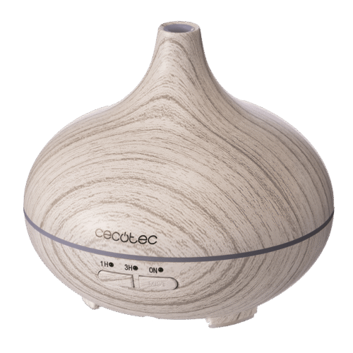 Imagen 2 Humidificador ultrasónico Pure Aroma 150 Yang White de Cecotec con función de aromaterapia, depósito de 150 ml, temporizador de 3 horas y 7 colores LED.