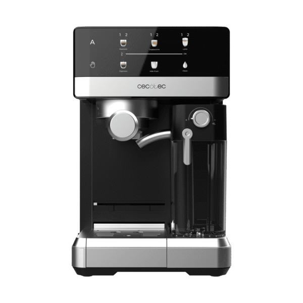 Imagen 2 Cafetera espresso de 20 bares con panel táctil y depósito de leche de 400 ml. Prepara cappuccinos y lattes con sistema Thermoblock y 1350 W de potencia.