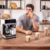 Imagen 4 Cafetera espresso de 20 bares con panel táctil y depósito de leche de 400 ml. Prepara cappuccinos y lattes con sistema Thermoblock y 1350 W de potencia.