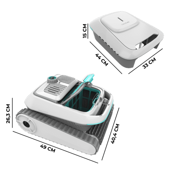 Imagen 3 Robot limpiapiscinas Conga Pooldroid 10000 TotalClean AquaSkater. 4 motores, autonomía de 150 min y ScubaDriving Tech para piscinas de hasta 300 m2.