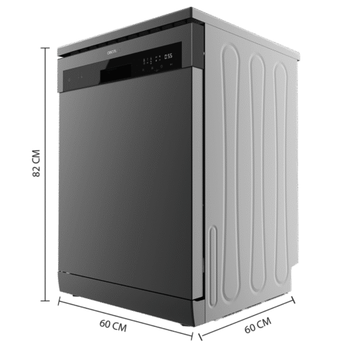 Imagen 2 Lavavajillas Bolero Aguazero 6110 Dark de 60 cm con capacidad para 13 cubiertos. Acabado dark inox, 6 programas de lavado y tecnología Dry+ para un secado óptimo.