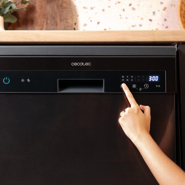 Imagen 7 Lavavajillas Bolero Aguazero 6110 Dark de 60 cm con capacidad para 13 cubiertos. Acabado dark inox, 6 programas de lavado y tecnología Dry+ para un secado óptimo.